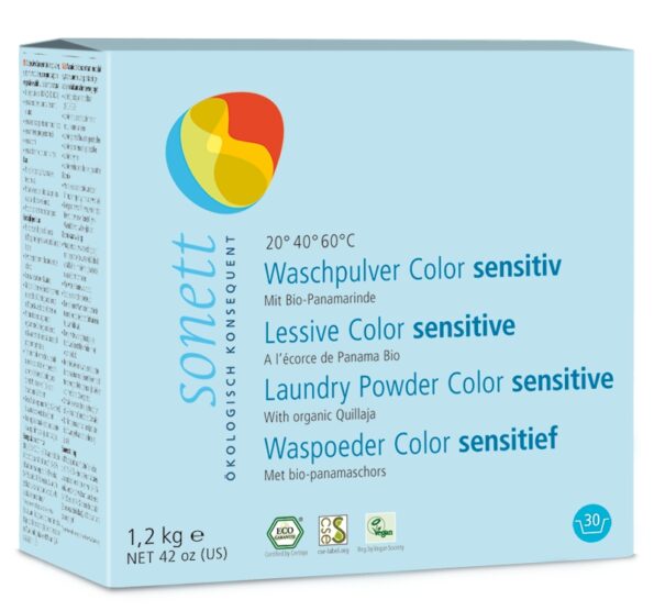 Detergent ecologic praf, rufe, neutru, Sonett, 1.2 kg