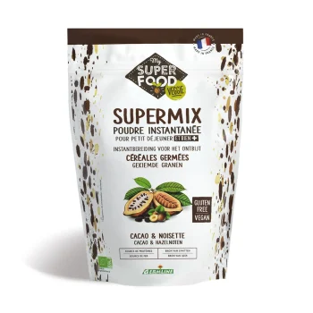 Supermix micul dejun, alune padure, cacao bio, Germline, 350g
