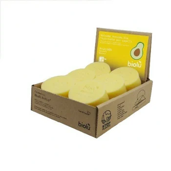 Balsam de par solid cu avocado bio Biolu 12 buc x 60g