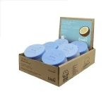 Gel de dus solid și cremă hidratantă cocos bio, 12x55g, Biolu