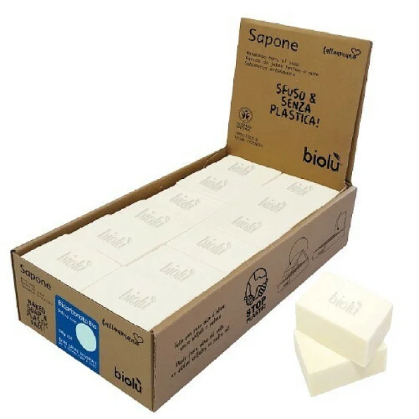 Săpun solid cu bicarbonat, Biolu, 24 x 140g