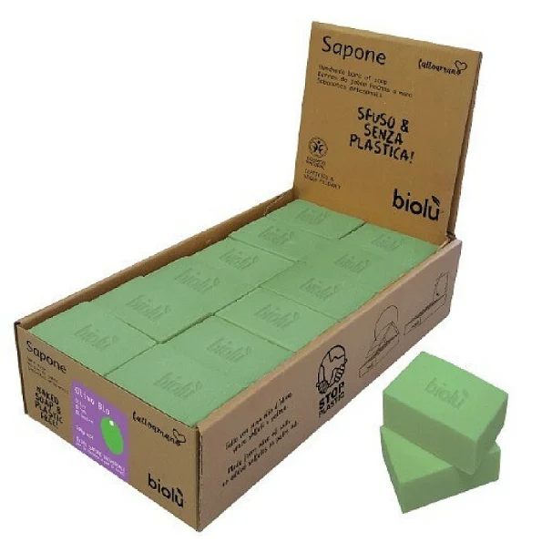 Săpun solid cu extract de măslin, bio, Biolu, 24 buc x 140g