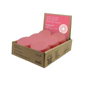 Scrub solid cu grapefruit, bio, Biolu, 12 buc x 55g