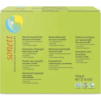 Detergent ecologic praf, masina spalat vase, Sonett, 10kg
