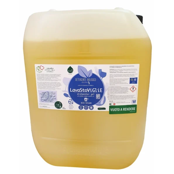 Gel ecologic pentru masina de spalat vase, Biolu, 20L
