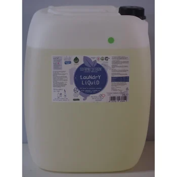 Detergent ecologic lichid rufe albe colorate Biolu, lămâie, 20L