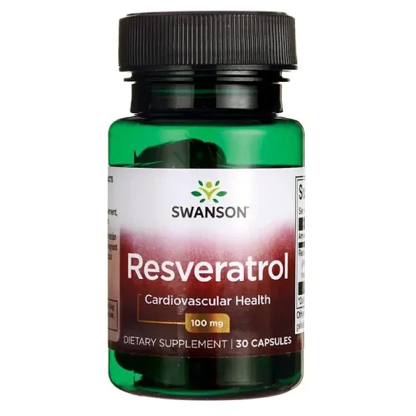 swanson-resweratrol-100-mg-30-kapsulek Resveratrol antioxidant, Swanson, 100mg, 30 cps