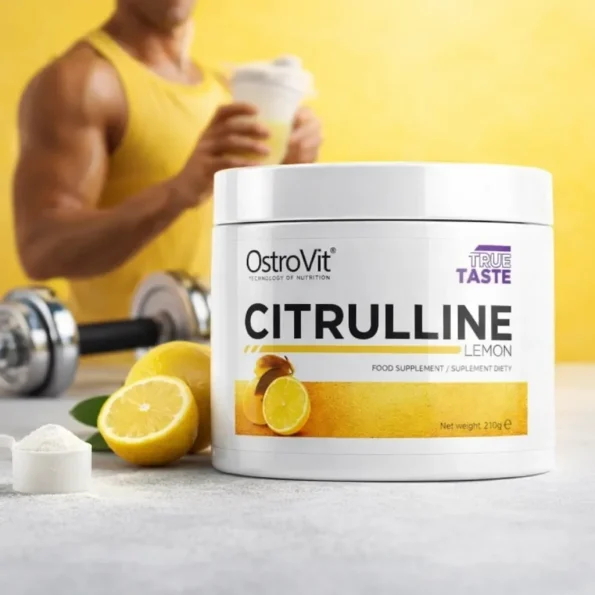 Citrulina malat, aroma lamaie, performanta sportiva, OstroVit, 210 g