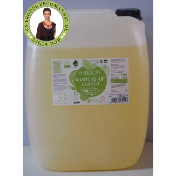 Detergent ecologic vase, vrac, biodegradabil, Biolu, 20L