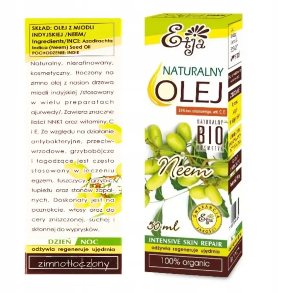 Ulei ECO Cosmetic de Neem ETJA 50ml