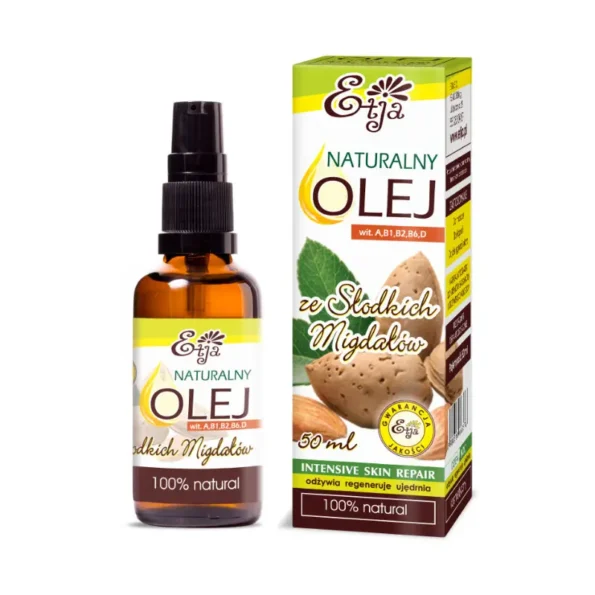 Ulei de migdale dulci presat la rece, ten sensibil, Etja, 50ml