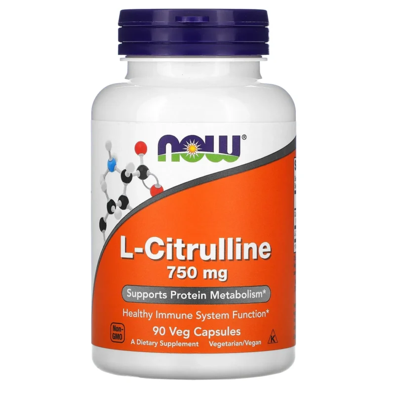 L-citrullina 750 mg 90 capsule - now foods