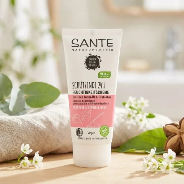 Crema hidratanta protectoare, ulei inca inchi, probiotice, Sante, 50ml - Uncategory