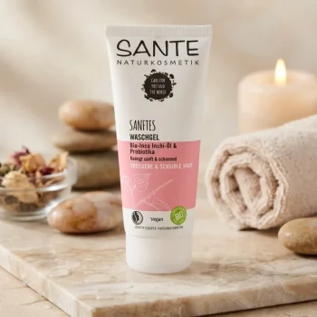 Gel curatare fata, ulei Inca Inchi, probiotic, Sante, 100ml