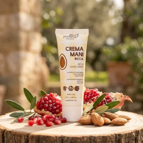 Crema de maini cu ulei de migdale ECO Purobio 50ml - Produse cosmetice