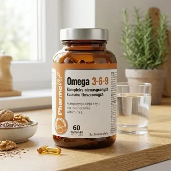 Omega 3 6 9, acizi grasi esentiali, Pharmovit, 60 capsule - Proteine & Suplimente alimentare