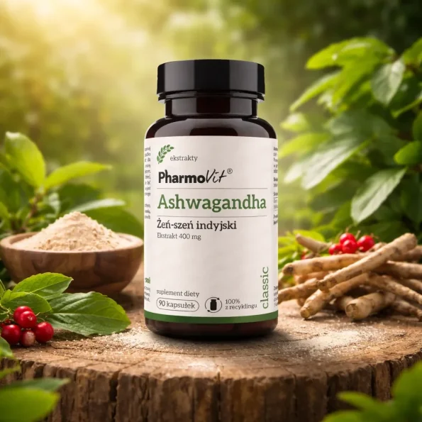 Ashwagandha extract concentrat Pharmovit 4:1 90 capsule 400mg