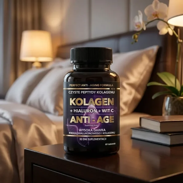 Colagen Anti-Age regenerare, peptide, acid hialuronic, Intenson, 60 buc