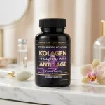 Colagen hidrolizat, antirid, acid hialuronic, vitamina C, Intenson, 120 buc