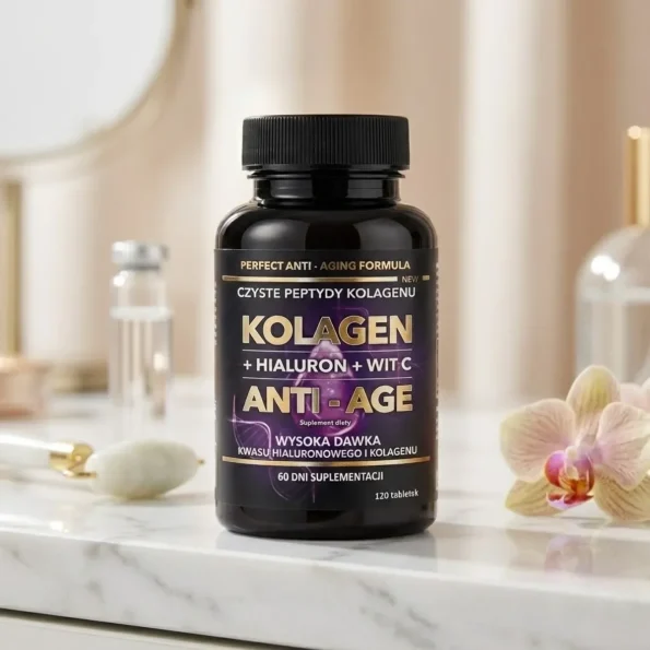 Colagen hidrolizat, antirid, acid hialuronic, vitamina C, Intenson, 120 buc