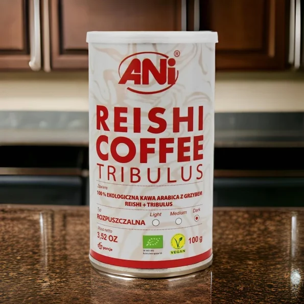 Cafea solubila instant, Reishi, Tribulus, Ani, 100g