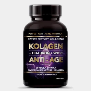 Colagen Anti Age cu acid hialuronic si vitamina C 500mg Intenson 60 tablete