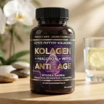 Colagen anti-age, acid hialuronic, vitamina C, Intenson, 500 mg,