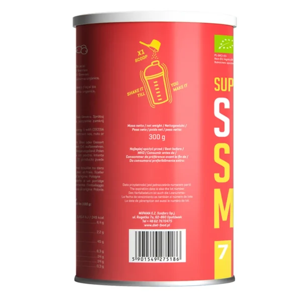 Pulbere proteica sport Bio Diet Food 300 g verso