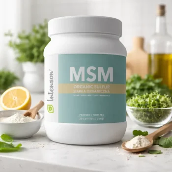 MSM pudră Intenson metilsulfonilmetan sulf organic certificat GMP 500g