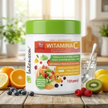 Vitamina C pudră concentrată, acid L-ascorbic, Intenson, 150g