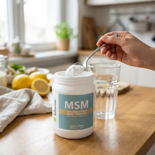 MSM pudră Intenson metilsulfonilmetan sulf organic certificat GMP 500g