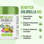 Alge chlorella bio pudră Intenson proteine vegetale detoxifiere 100g