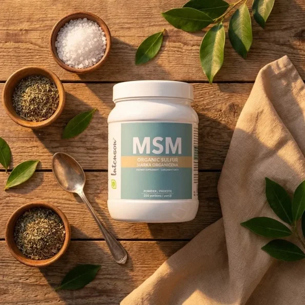 MSM pudră Intenson metilsulfonilmetan sulf organic certificat GMP 500g