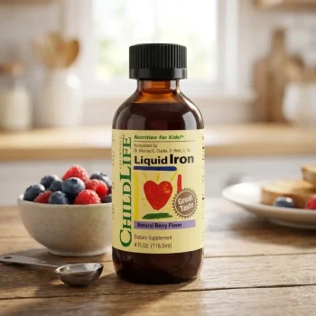 Supliment fier copii, lichid, fructe de padure, Child Life, 118 ml