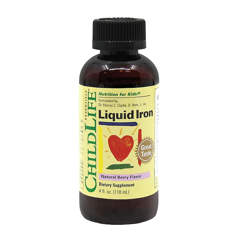 Supliment fier copii, lichid, fructe de padure, Child Life, 118 ml