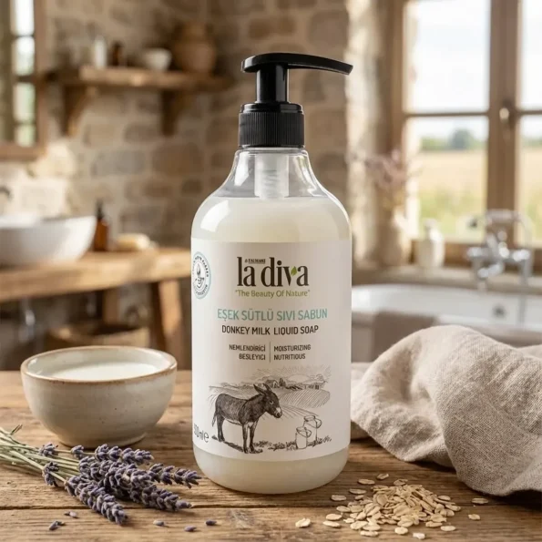 Sapun lichid cu lapte de magarita LA DIVA, 500ml