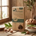 Vopsea de păr fără amoniac Iced Caramel, Kit complet, BioMagic 77.21 - Vopsea de par