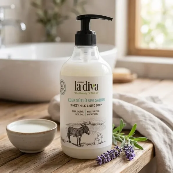 Sapun lichid cu lapte de magarita LA DIVA, 500ml