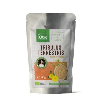 Tribulus Terrestris Pulbere Bio Obio - Afrodisiac Natural, 125g