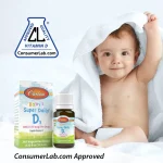 Vitamina D3 picături pentru bebeluși, Carlson Labs, 400 UI - 10 ml