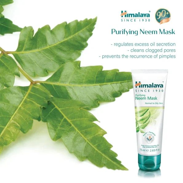 Mască purificatoare Neem, 75 ml, Himalaya