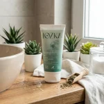 Exfoliant facial cu hidrolat organic pentru netezire, 100 ml, JOZKA