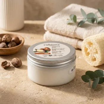Unt de shea organic corp și păr certificat Ecocert, 100 ml, Eubiona - Produse cosmetice