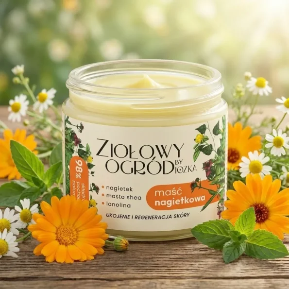 Unguent cu gălbenele natural pentru piele sensibilă, 90 ml, Jozka