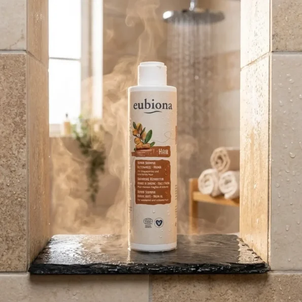 Șampon regenerant, brusture și ulei de argan bio certificat Ecocert, 200 ml, Eubiona