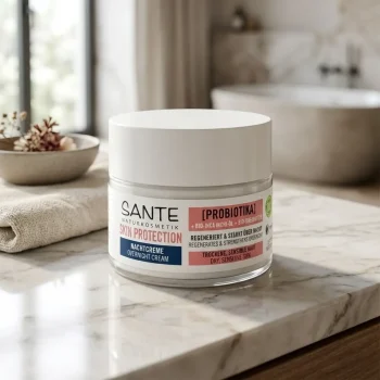 Cremă de noapte cu probiotice și ulei Inchi bio, 50 ml, Sante - Produse cosmetice