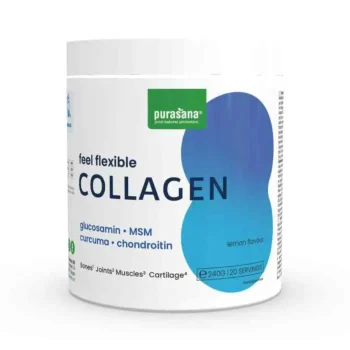 Colagen pudră, lămâie, complex articular, peptide active, Feel Flexible 240g