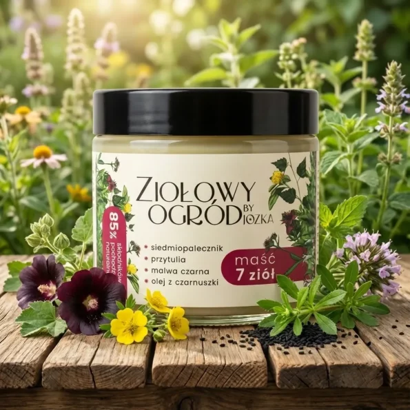 Unguent natural cu 7 plante pentru piele sensibilă, 90 ml, Jozka - Produse cosmetice