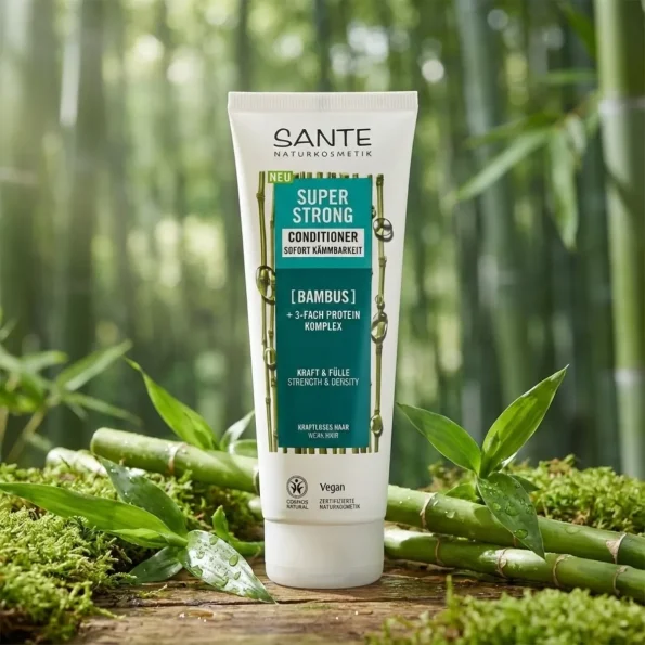 Balsam pentru păr slab, extract bambus, proteine, Sante, 150ml Balsam pentru păr slab, extract bambus, proteine, Sante, 150ml - Produse cosmetice