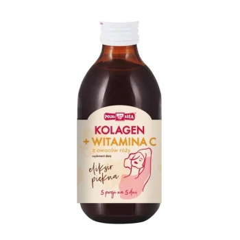 Beauty elixir, colagen pește, vitamina C, Polska Róża, 250 ml